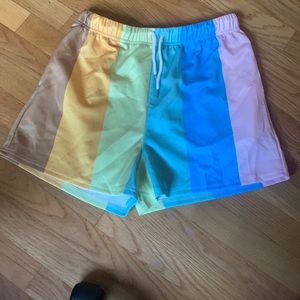 Rainbow shorts
